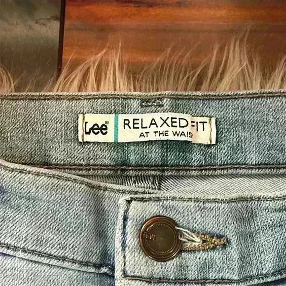 Lee Original Relaxed Fit Straight Leg Inspire Blue Jeans, 10 - Picture 3 of 12